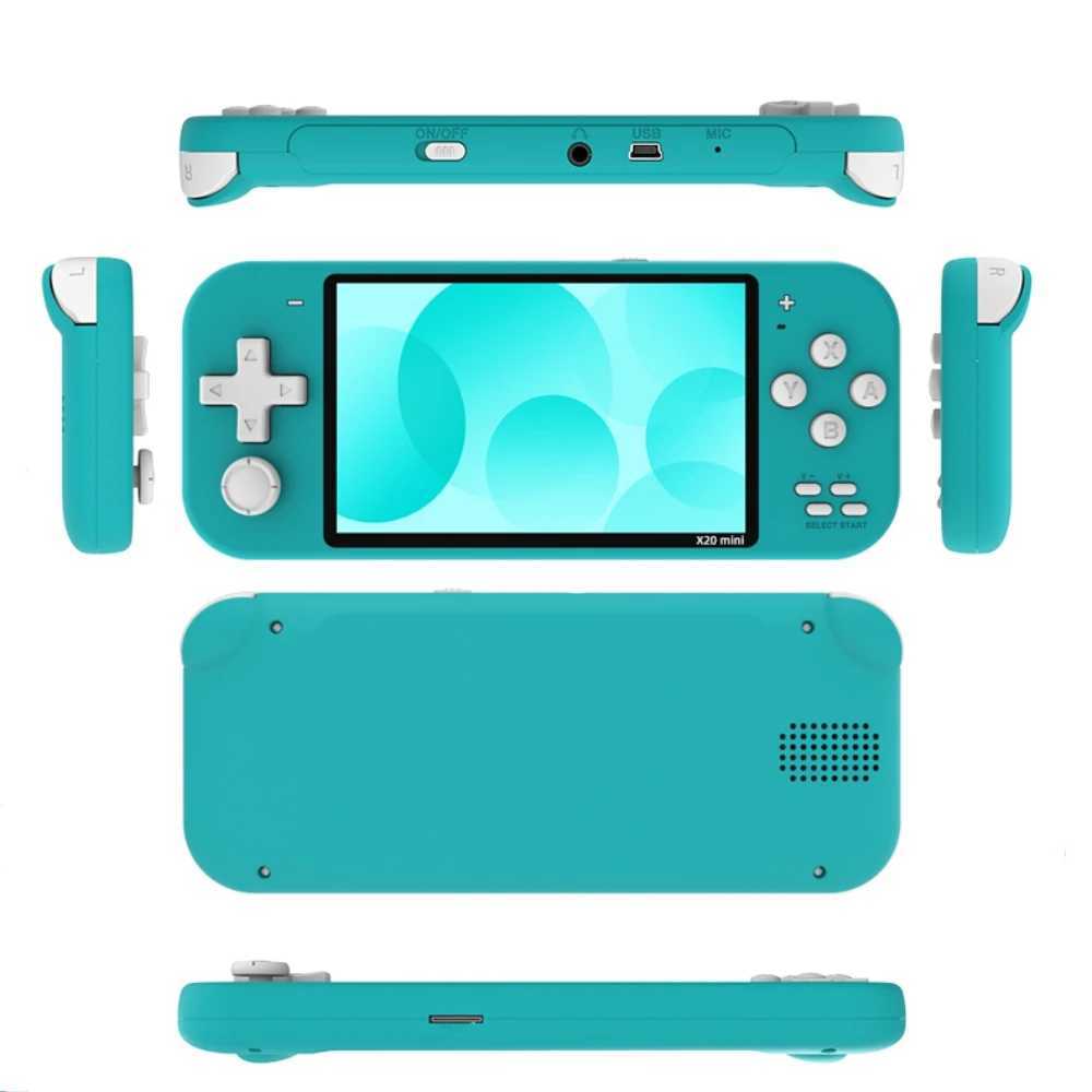Portable Game Players X20 mini 4.3 inch I screen Handheld Portable Game Console 32GB 8GB 5000 games for 8/16/32 bit Arcade Video games child gift z241
