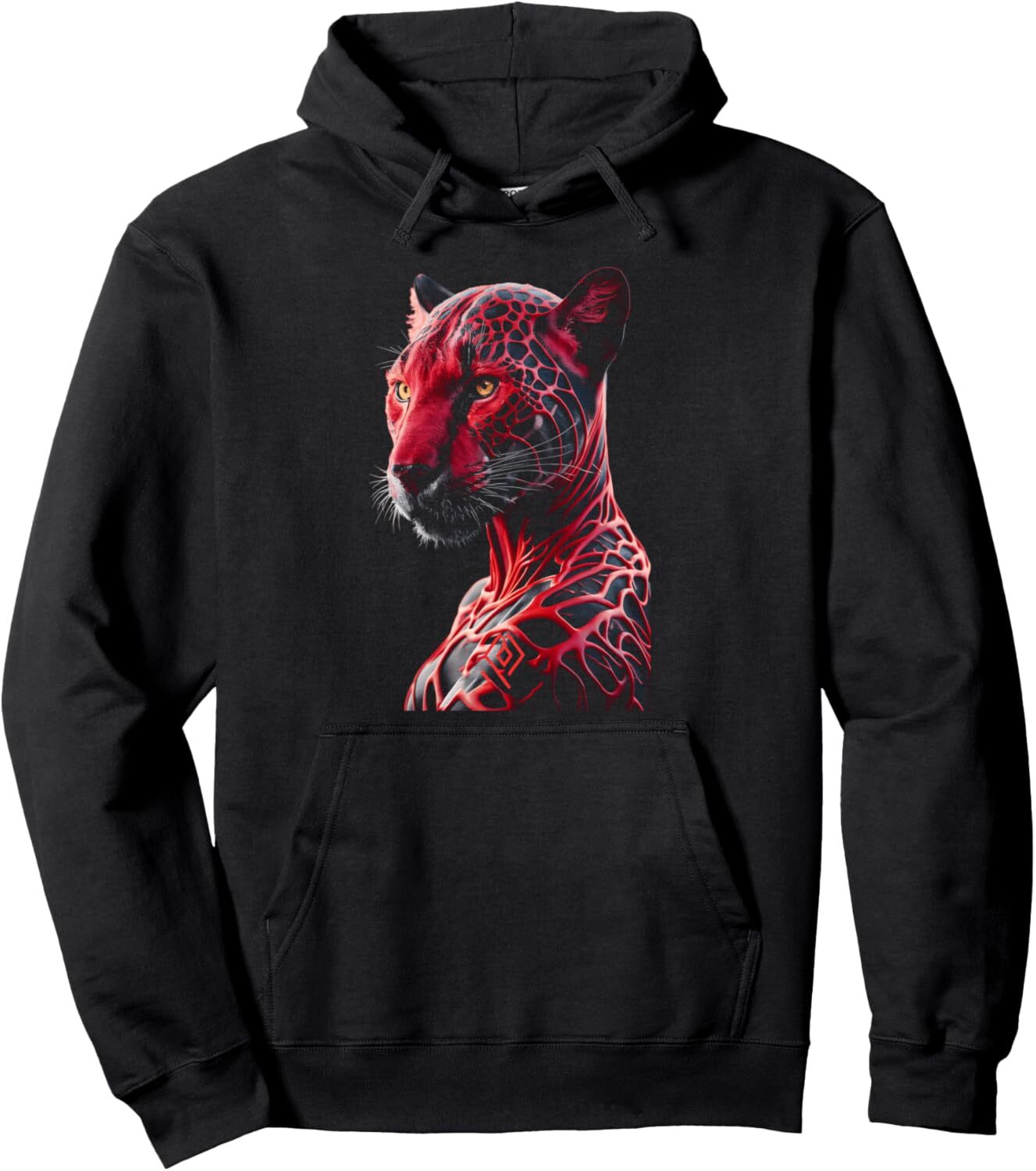 Hoodie for Mens Womens Jaguar Print Cool Cat Graphic Design Graphic Tees Pullover Hoodie Graphic Hoodies sweatshirt
