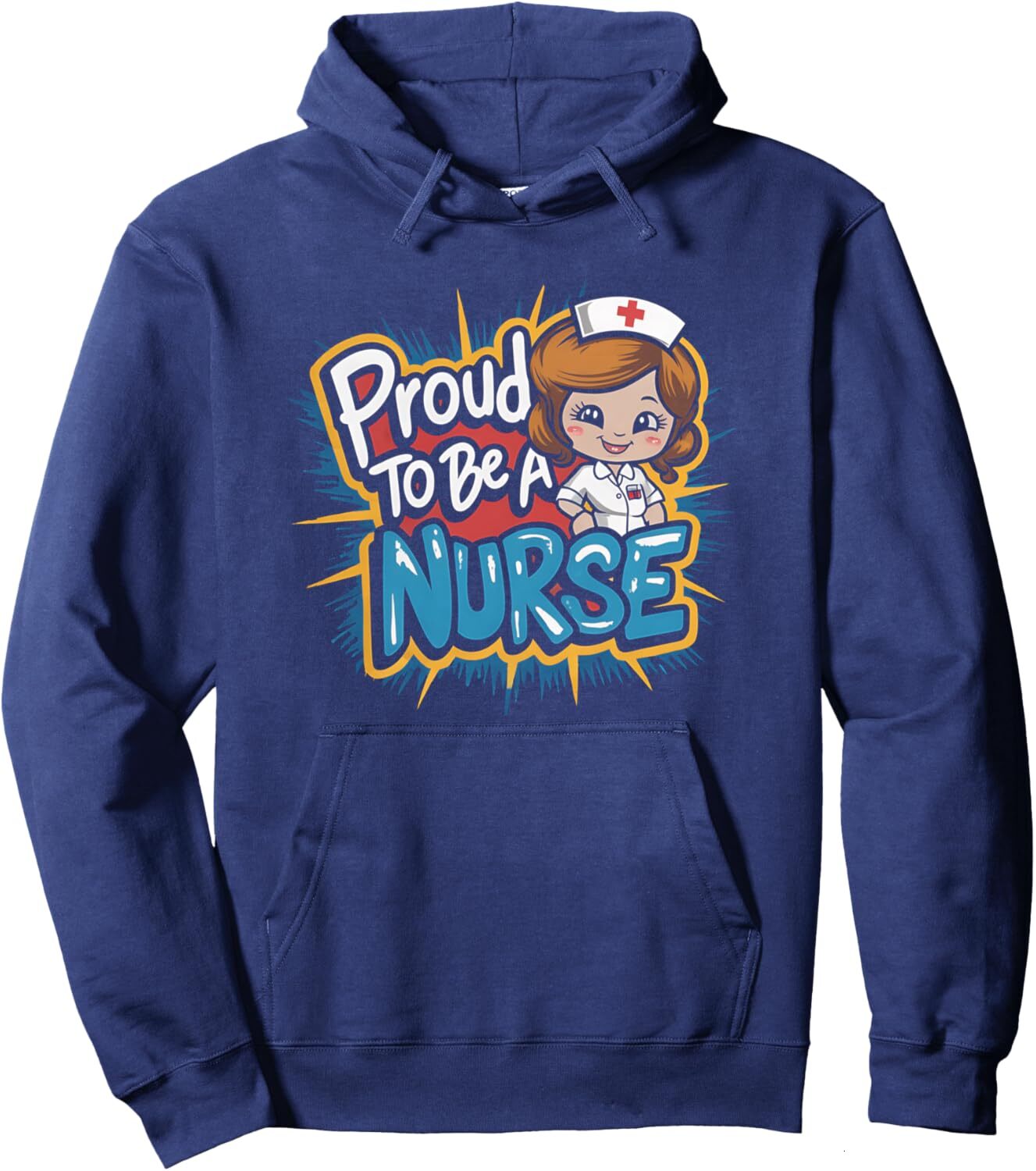 Hoodie for Mens Womens Nurse Proud To Nurse Nursing Student RN Nurse Life Pullover Hoodie Graphic Hoodies sweatshirt