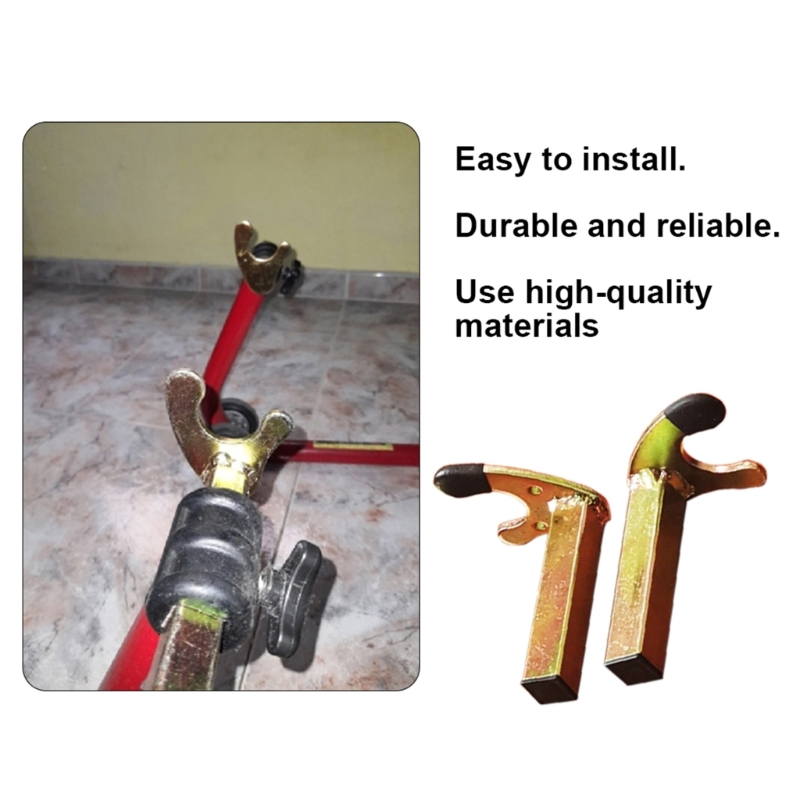 2Pcs Wheel Support Frame Stand Motorcycle Swing Arm Lift TripodHooks Swingram Spool Slider U-style/L-style Hook Fork