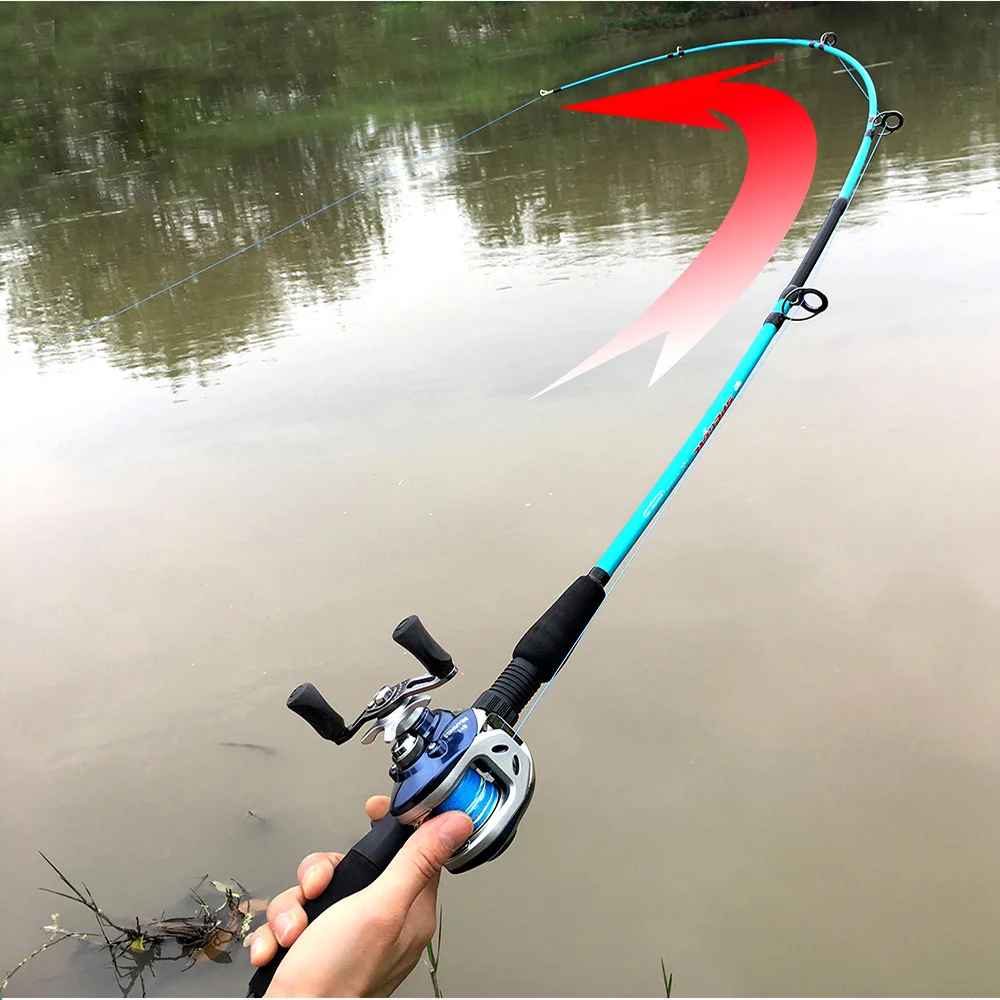GHOTDA Casting Fishing Rod 1.5m 1.8m Hard 2 Sections Lure Fishing Rod For Squid Pike Fishing pole