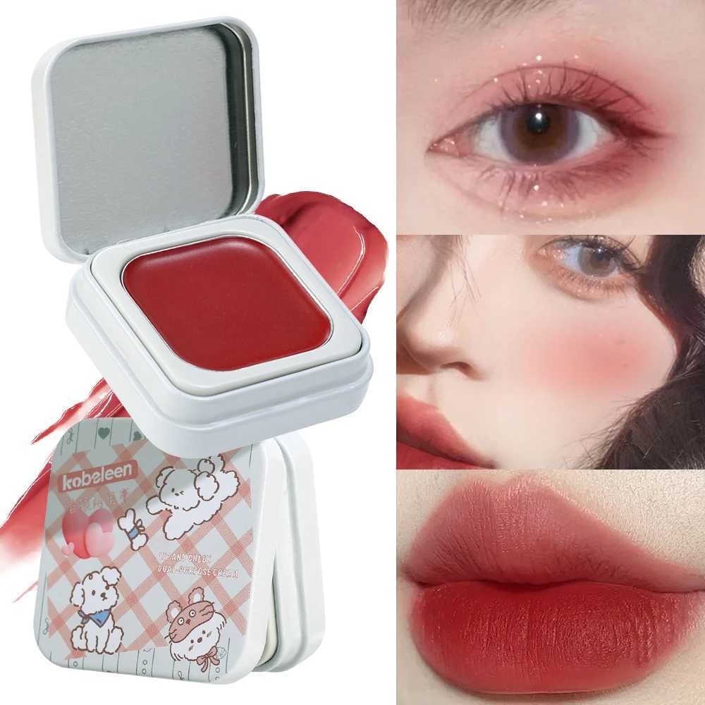 Multi-purpose Blush Lipstick Cream Waterproof Lasting Brightening Moisturizing Lip Cheek Balm Face Blusher Girls Korean CosmeticXJ241111