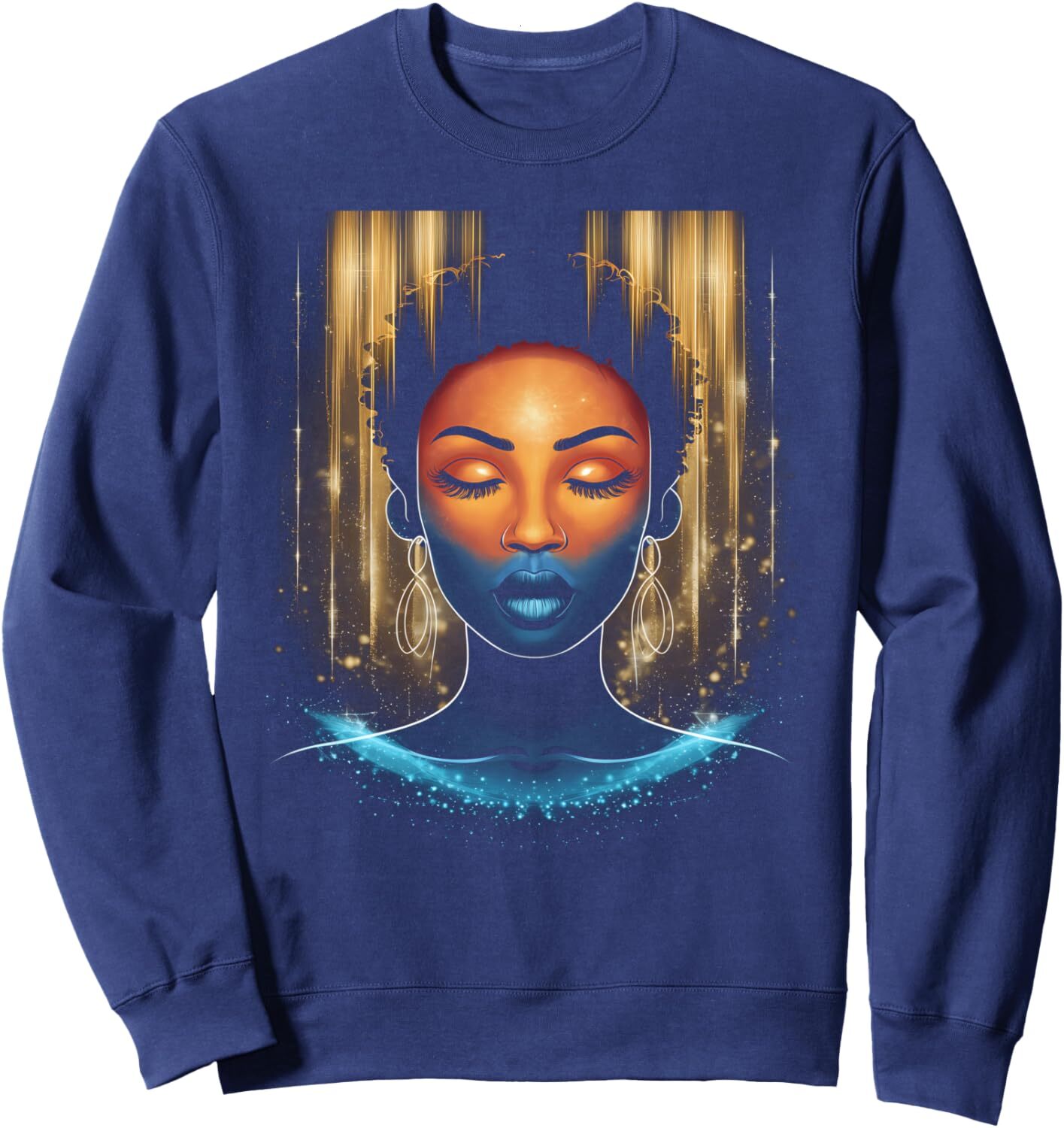 Long Sleeve Shirts for Men sweatshirt Afro Woman Queen Melanin African American Pride History Sweatshirt T shirt Tee Streetwear Casual tops clothes