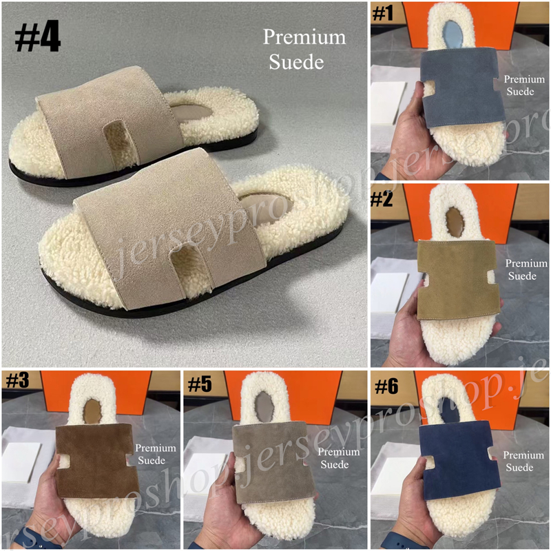 Premium Suede Leather Warm Slippers for Women or Men Women's Slides Slippers Xmas Gifts