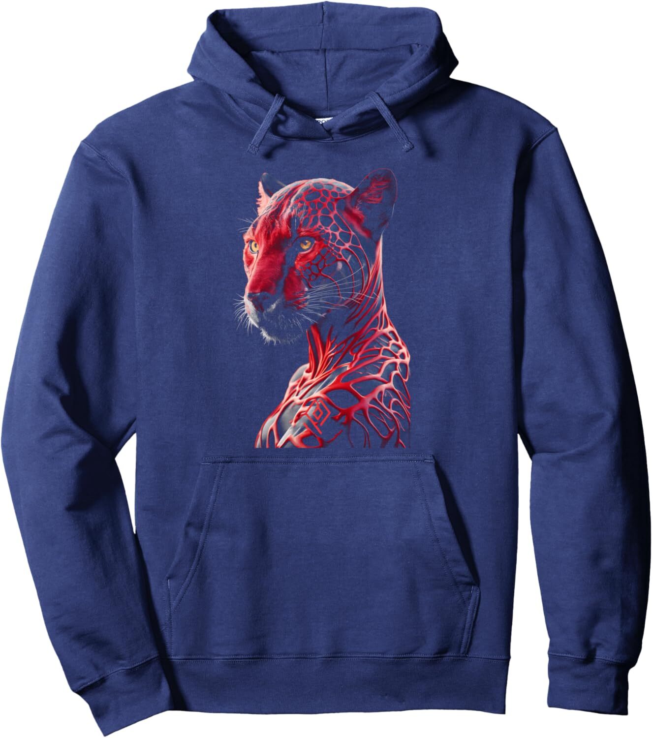 Hoodie for Mens Womens Jaguar Print Cool Cat Graphic Design Graphic Tees Pullover Hoodie Graphic Hoodies sweatshirt
