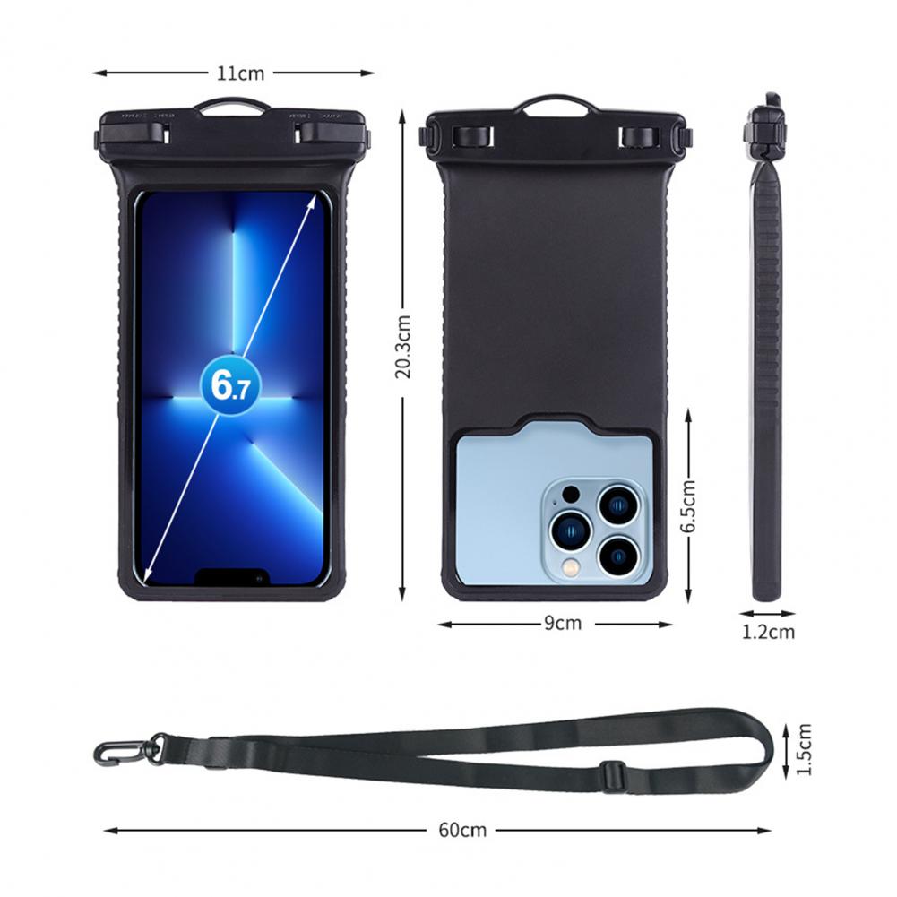 Phone With ddmysmile Storage Lanyard Bag Dust-Proof Cell Phone Waterproof Case Reliable Underwater Phone Dry Bag Swimming Supply Smile