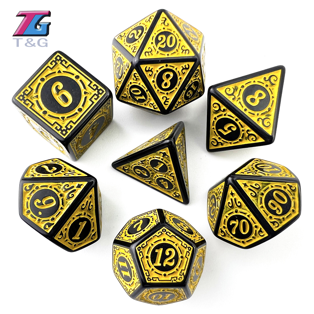DNDGame-RPG Multi-Sided Dice Set, Board Game, Enjoy Leisure Time, Holiday Party, Entertainment