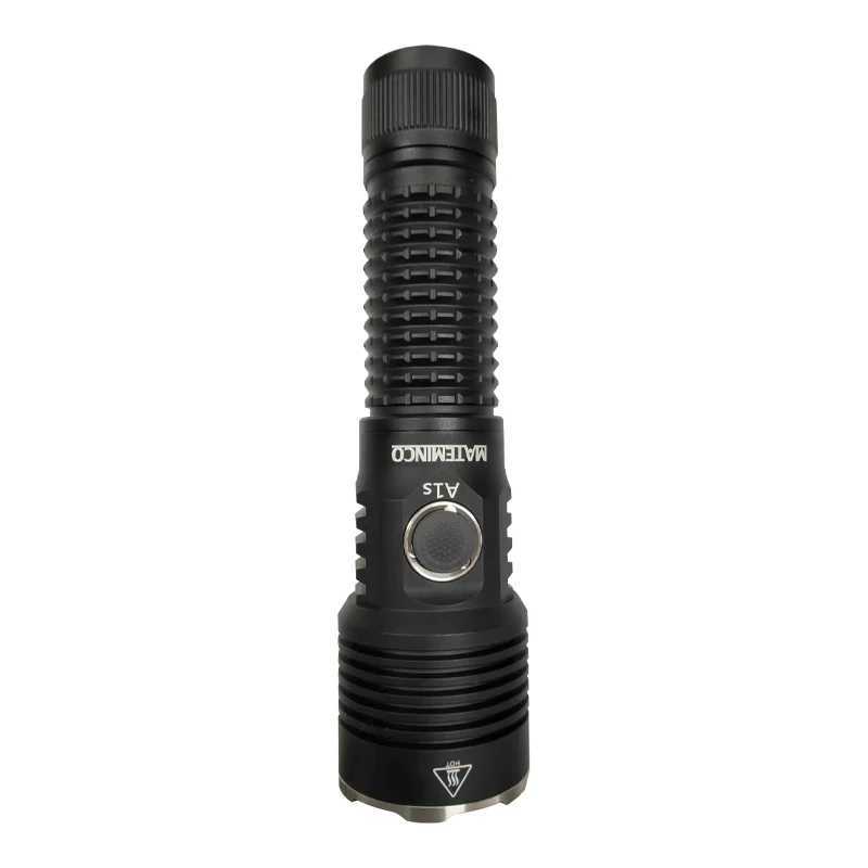 MATEMINCO A1S SFT40 LED flashlight 2200LM 711M 6500K stepless dimming USB-C charging 21700 battery IPX6 waterproof EDC flashlight X241111