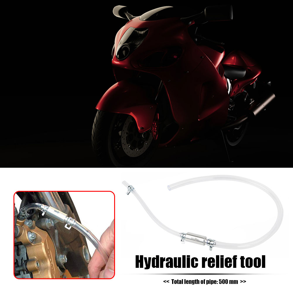 Hydraulic Clutch Valve Tube Set Single Way Valve Hydraulic Clutch Brake Bleeder Hose Kit Motorcycle Brake Oil Fluid Pump Bleeder