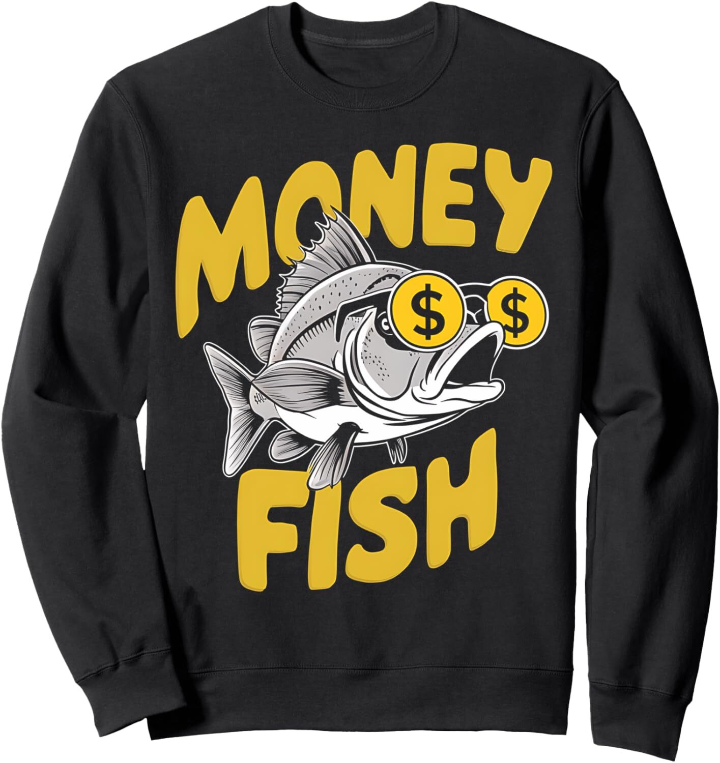 Long Sleeve Shirts for Men sweatshirt Fishing Money Fish Fisherman Funny Gift Sweatshirt T shirt Tee Streetwear Casual tops clothes