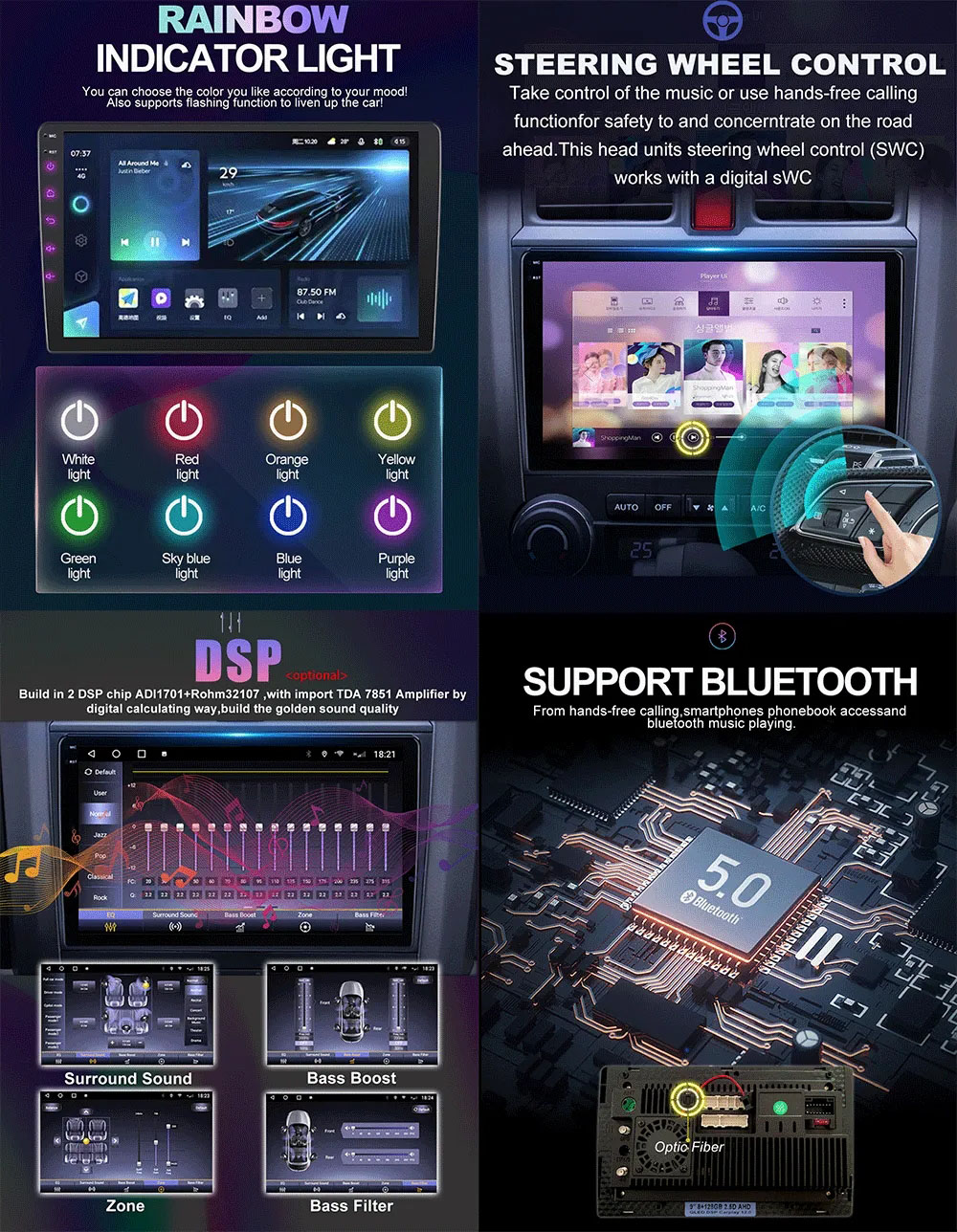 Android 13 Car Multimedia Radio Player For NISSAN MURANO 2004 2005 2006 2007 2008 RDS DSP QLED Sreen Carplay WIFI 4G GPS Naiv