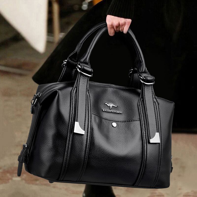 Luxury Brand Leather Handbag for Women 2024 Ladies Designer Super Quality Shoulder Crossbody Sac Big Messenger Casual Tote Femme