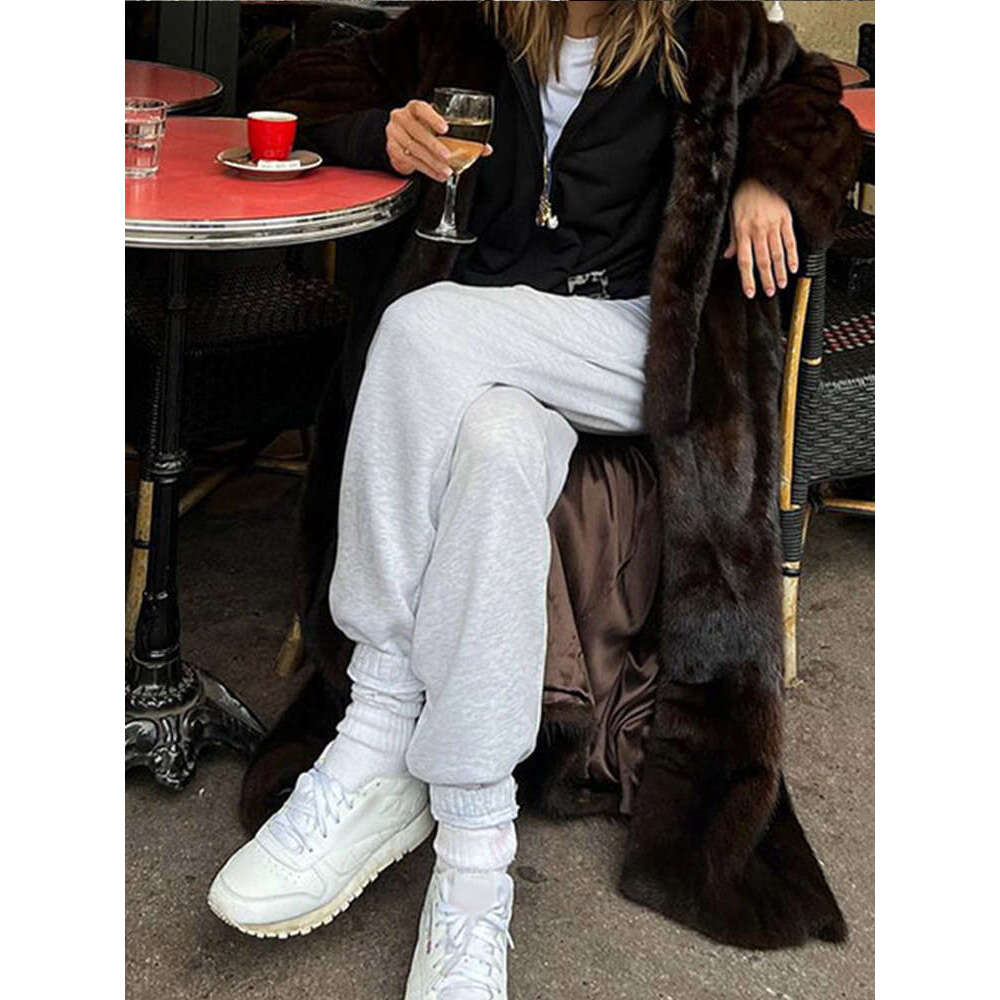 shanshi fur coat women autumn winter new solid color jacket long mink fur warm comfortable fashionable and casual