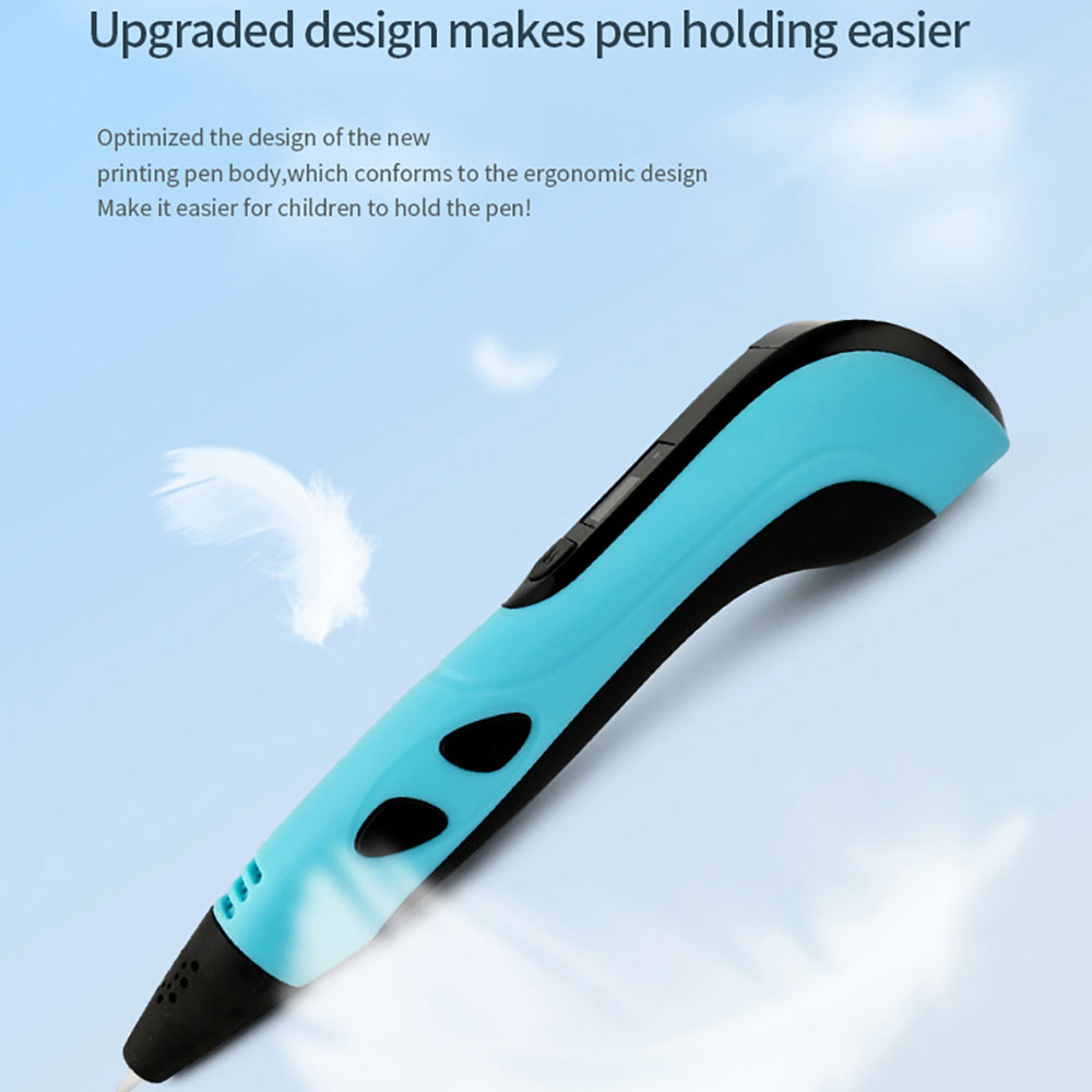 3D Printing Pen Drawing Pen With LCD Screen Compatible PLA Filament Toys Safe Paiting for Children DIY Christmas Birthday Gift
