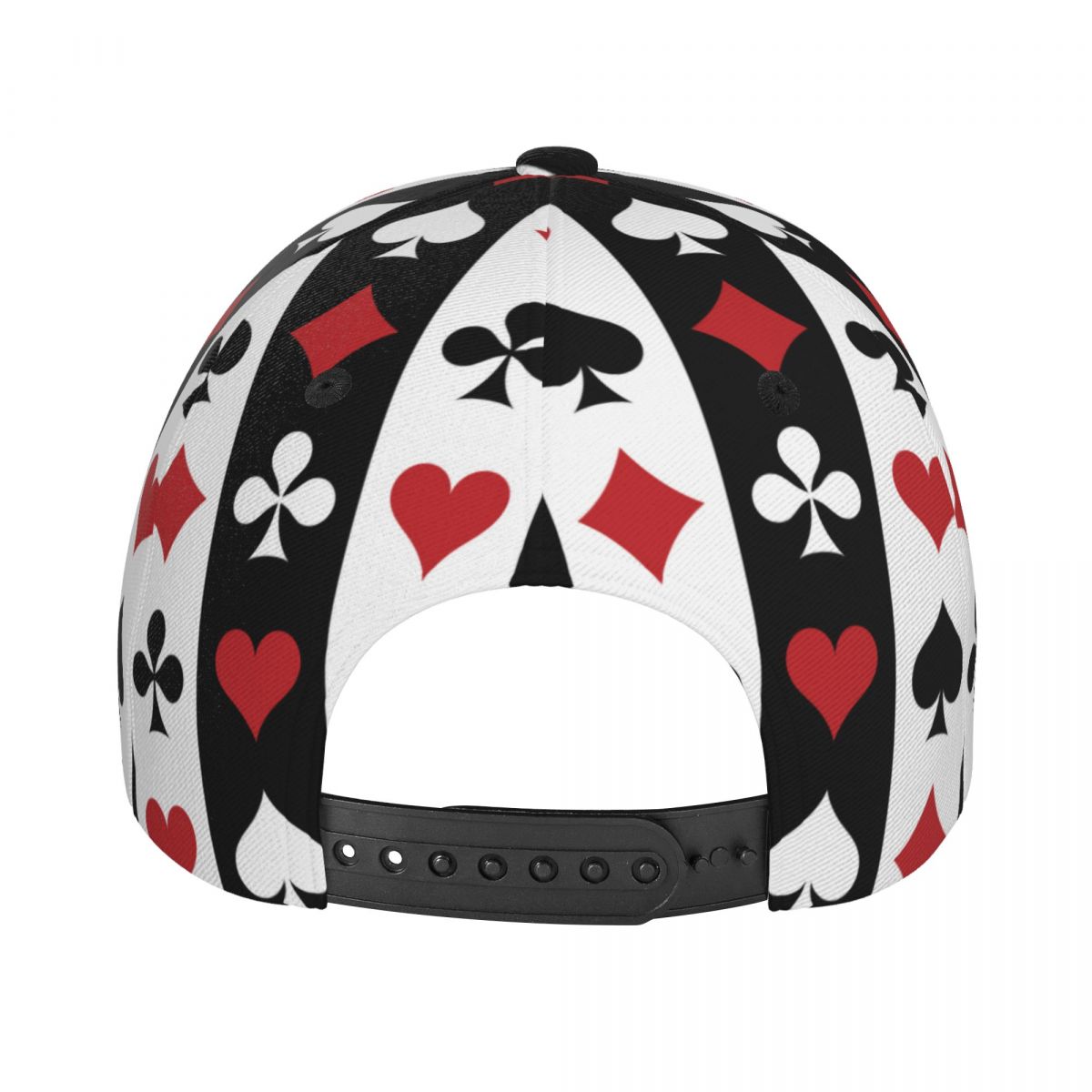 Poker Red Black Alice In Wonderland Outdoor Sport Caps Baseball Hat Men Women Visor Cap Cap Street Hip Hop Caps golf hat men