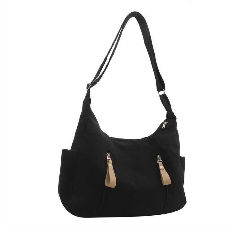 Personalized Tote Bag Fashion Trend 2024 New Casual Niche Class College Student Shoulder Bag Commuting Tote Bag