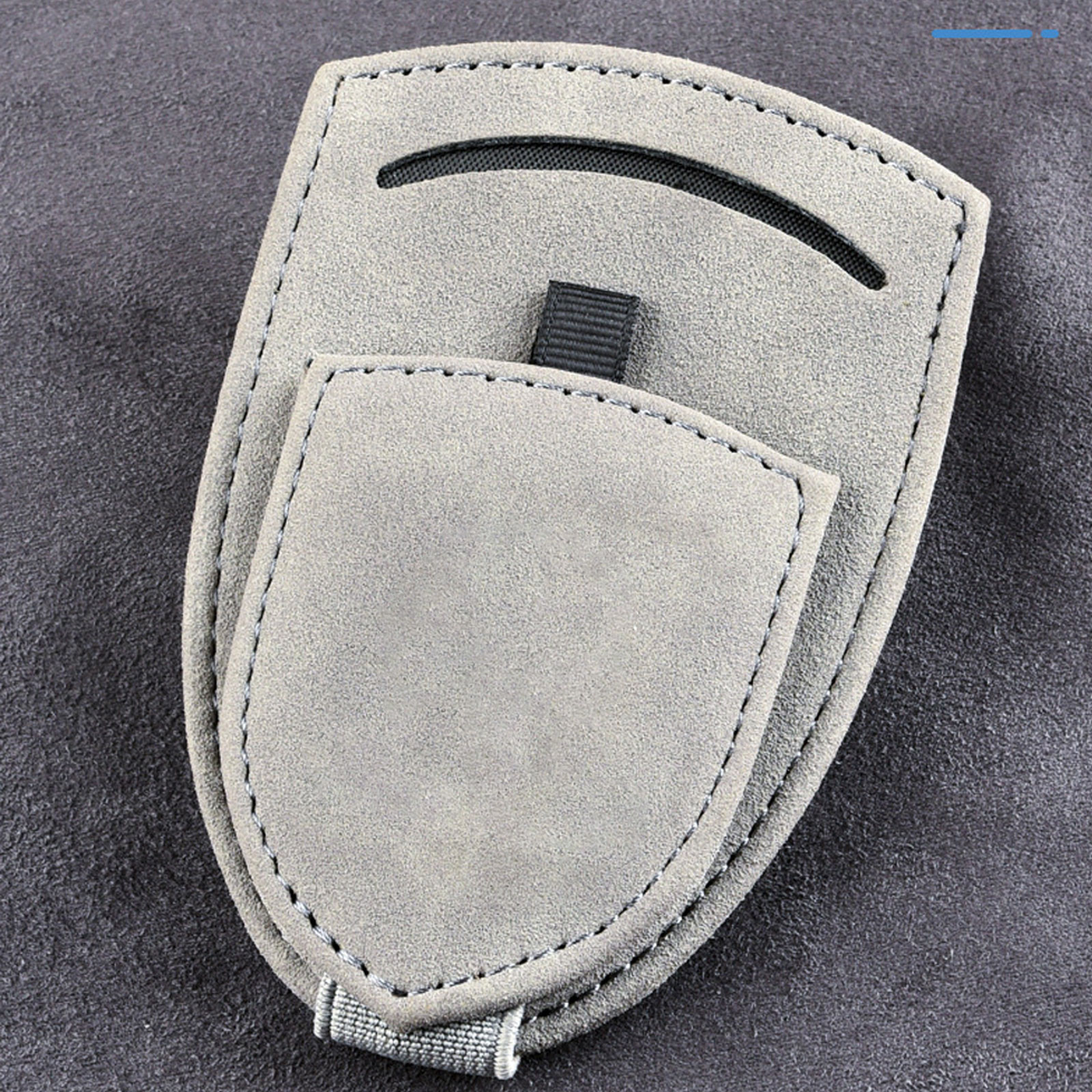 Suede Car Styling Glasses Storage Clip Sun Visor Card Ticket Holder For Porsche Cayenne Panamera Macan Boxster 911