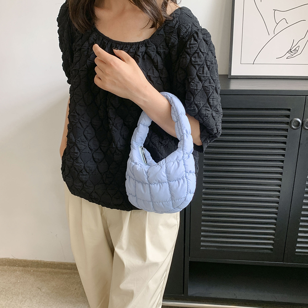 Fashion Quilted Shoulder Bags for Women Handbag Mini Cloud Pleated Bags Puffer Dumpling Bag Luxury Tote Women's tote bag