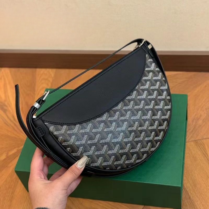 2025 NEW Womens Men 12a Shoulder bag Half Moon leather gyoared tote Strap designer bag pochette clutch city cross body Crescent bags Luxury Bag sac de luxe