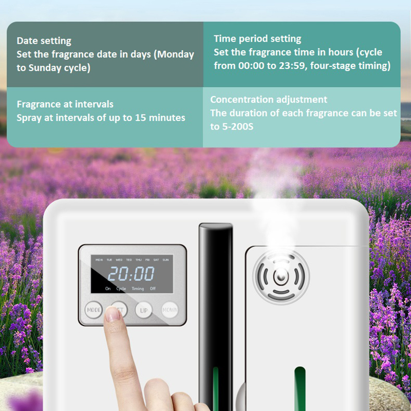 160ml Electric Oil Aroma Diffuser Fragrance Machine With Timer Scent Pure Essential Oil Diffuser Machine For Home Hotel EU plug