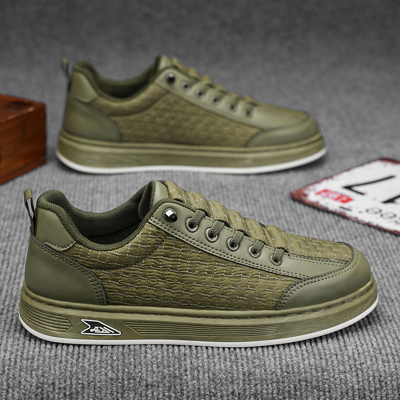 2025 Fashion Men's Autumn Winter New Style Sports And Leisure Board Youth Versatile Thick Bottom Korean Edition Trendy Shoes