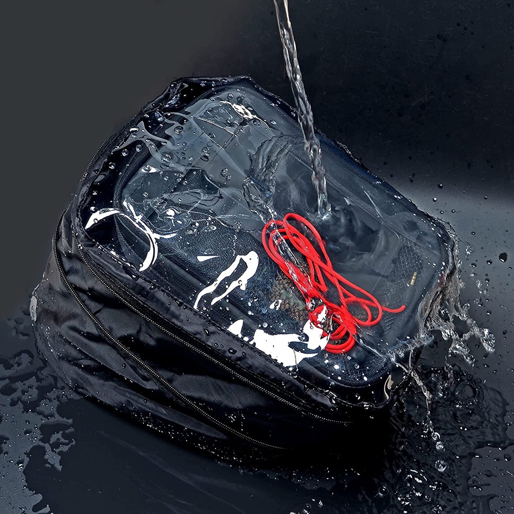 New Universal Motorcycle Gas Oil Fuel Tank Saddlebag Quick Release Mount Bag with Strong Reflective Strap