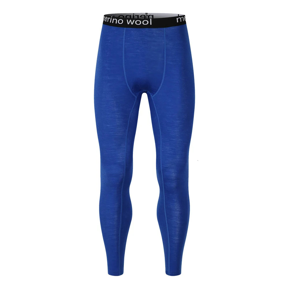 Mens 100% Merino Wool Base Layer Bottom Pants Thermal Underwear Long Johns Midweight Winter Leggings 241111
