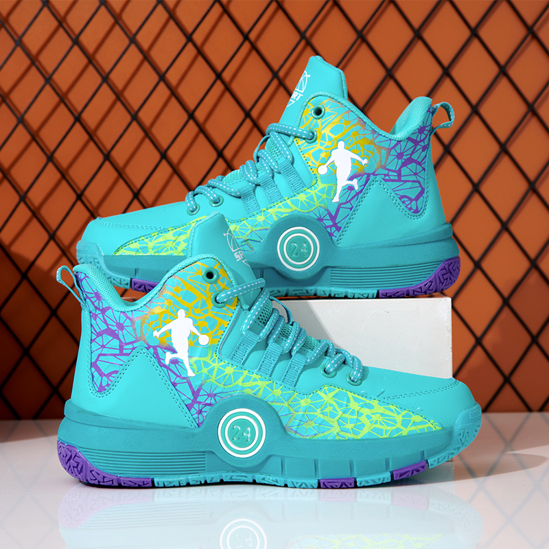 Childrens Basketball Shoes Big Size High-quality Field Sports Tennis Shoes Teen Training Trainers Kids Basketball Shoes for Boys