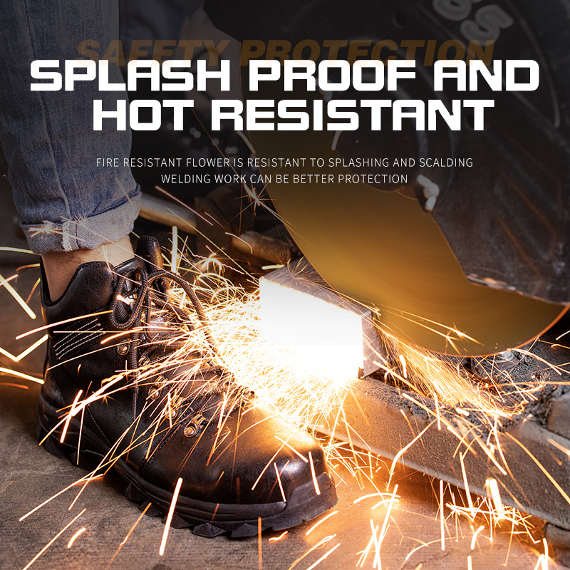 Fashion Winter Safety Anti-Smash Indestructible Steel Toe Shoes Men Work Boots Male 0b37 d998