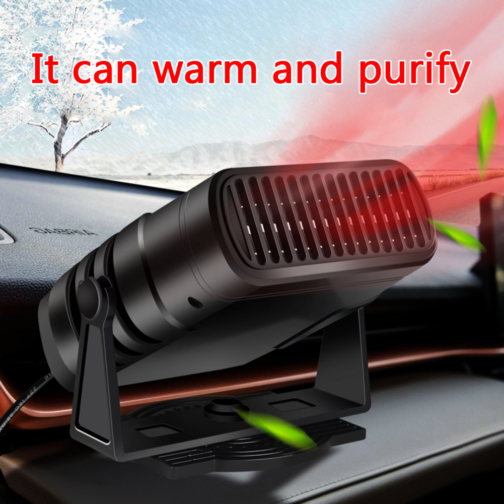 Air Cooler Fan Car Heater Portable Heating Device Windscreen Demister Defroster Outdoor Personal Car Parts Decoration