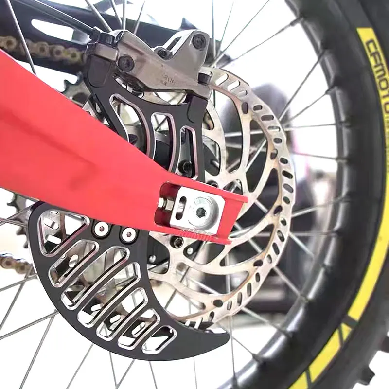 For SURRON Light Bee X Segway X160 X260 Talaria Sting Dual Caliper Mount Shark Fin Disk Disc GuardAlloy Off-road Parts SUR-RON