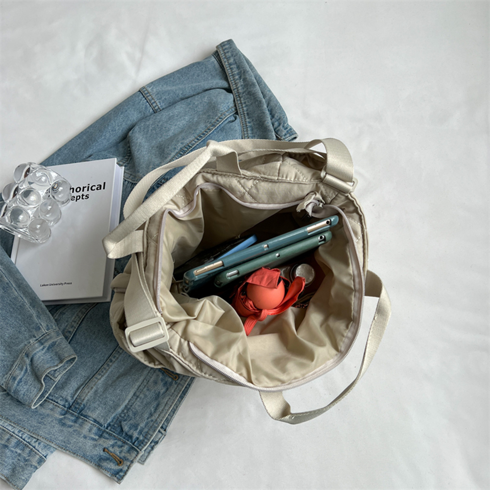 Large Capacity Tote Bags for Women Shoulder Side Bag Fashion Space Cotton Quilted Shopping Bags Fashion Ladies Totes Handbags