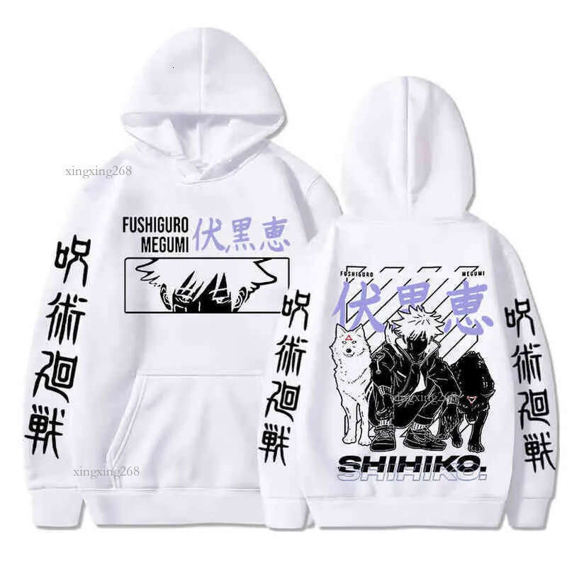 Men's Hoodies Japanese Anime Jujutsu Kaisen Hoodie Yuji Itadori Cartoon Sweatshirts Kawaii Fushiguro Megumi Graphic Streetwear Y220702