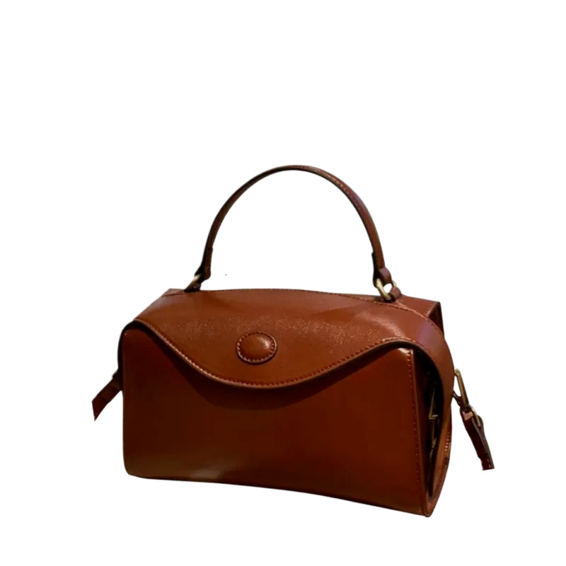 Boston Crossbody Shoulder Bags For Women Soft Leather Handbag Spring Summer New Daily Purses Casual Tote Patent Leather Zipper BagVoyage