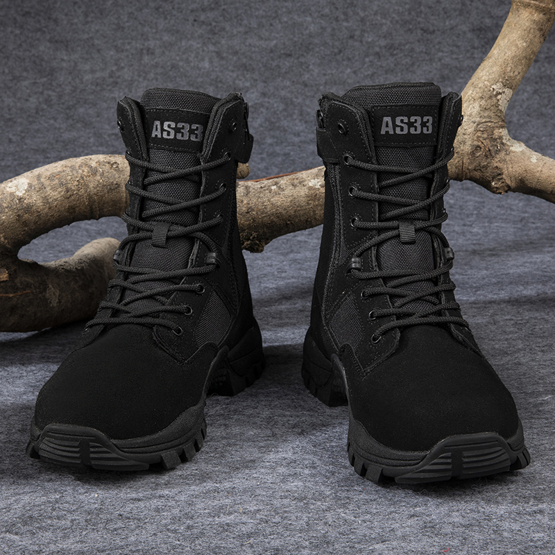 Men Brand Military Boots Outdoor Non Slip Hiking Boots Tactical Desert Combat Ankle Boots Army Work Shoes Men Sneakers Big Size