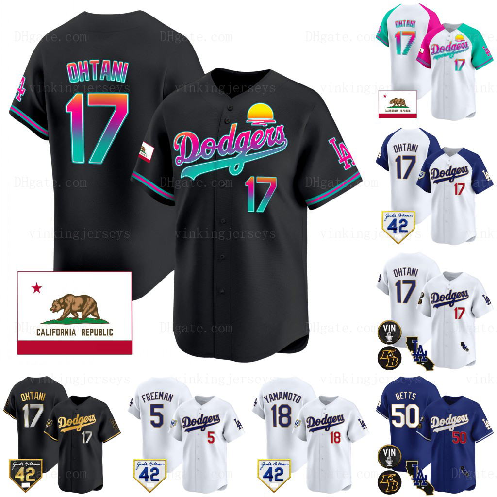 Shohei Ohtani Dodgeres Jerseys Yamamoto Mookie Betts Max Muncy Freddie Freeman Jason Heyward Clayton Kershaw Julio Urias Chris Taylor Will Smith David Peralta