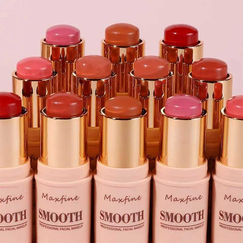 Tinted Cheek Balm Moistured Blush Stick Smooth Lipstick Eyes Cheek and Lip Tint Waterproof Lightweight Cream Multi Stick MakeupXJ241111