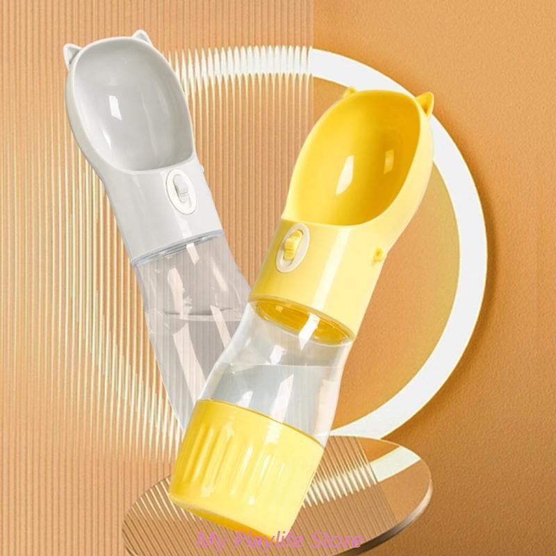free shipping Pet Feeder Portable Food Bottle Pets Outdoor Travel Drinking Dog Bowls Water Bowl for Dogs