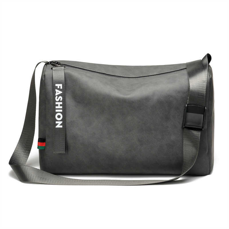 Outdoor Trendy Mens Travel Bag Large Capacity Simple and Versatile Crossbody Fitness Bag Casual Commuting Shoulder Bag