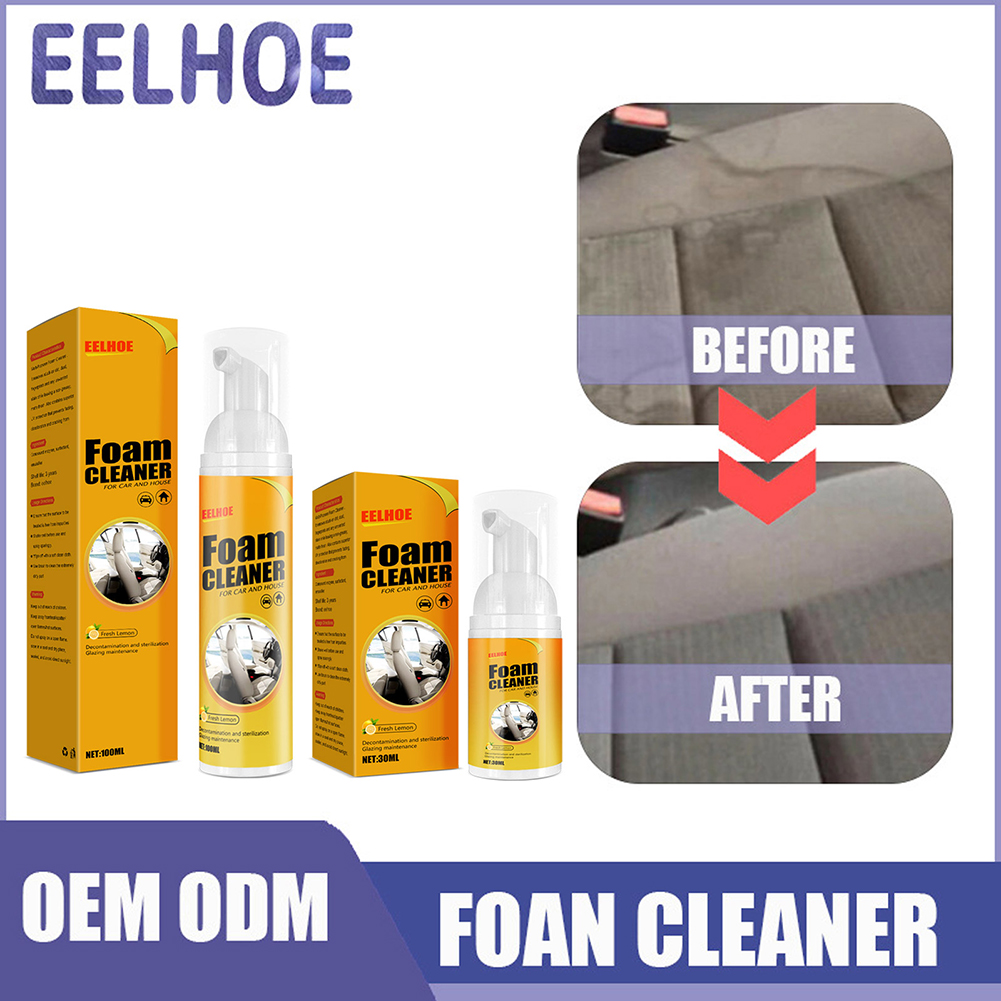30/100ml Multi-Purpose Foam Cleaner Cleaning Tool Car Interior Home Cleaning Foam Cleaner Spray Automobiles Parts