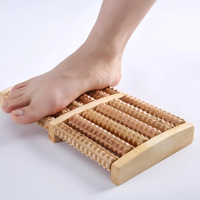 3 5 6 Raw Wooden Foot Massage Roller Relax Rest Relief Massager Spa Massager Anti Cellulite Pain Relief Foot Health Care Tools