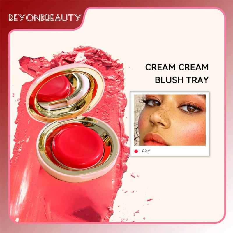 Powder Blusher Easy To Color 3D Natural Bare Lips Cheeks Combined Brighten Moisturize Facial Powder BlusherXJ241111