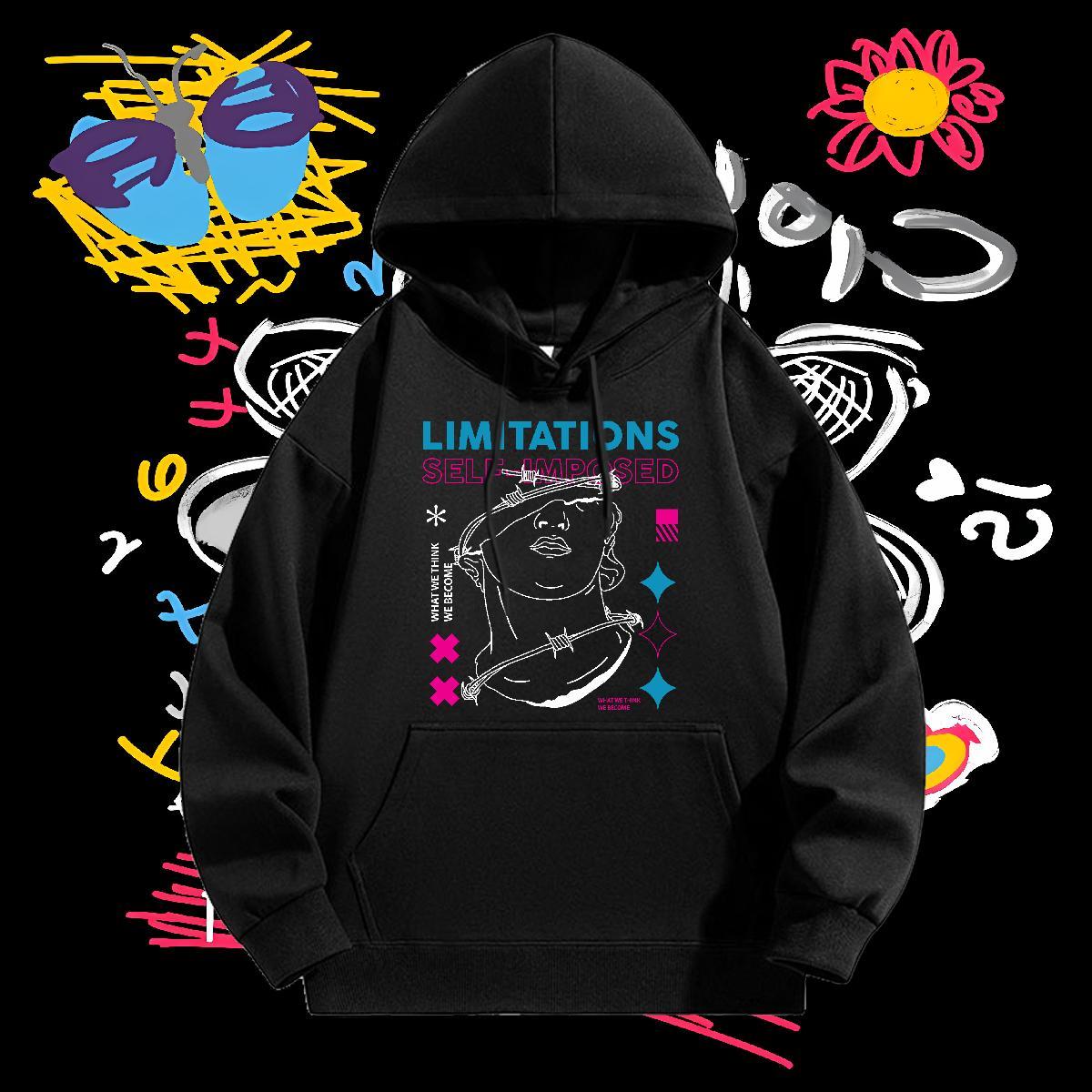 Fashion Design Hoodie Men Breathable Drawstring Hoodie TOP Quality Couples Hoodie Custom Printing Tops Pullover Hoodie Y2K 350g Cotton