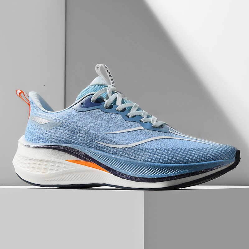 Marathon Air Cushion Carbon Plate Sports Running Shoes Men Breathable Lightweight Comfortable Athletic Tennis Sneakers Footwear