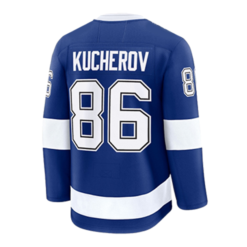 86 Nikita Kucherov Jersey Andrei Vasilevskiy Lightning Jersey Brayden Point Erik Cernak Brandon Hagel Steven Stamkos Emil Lilleberg Tampa Bay Hockey J