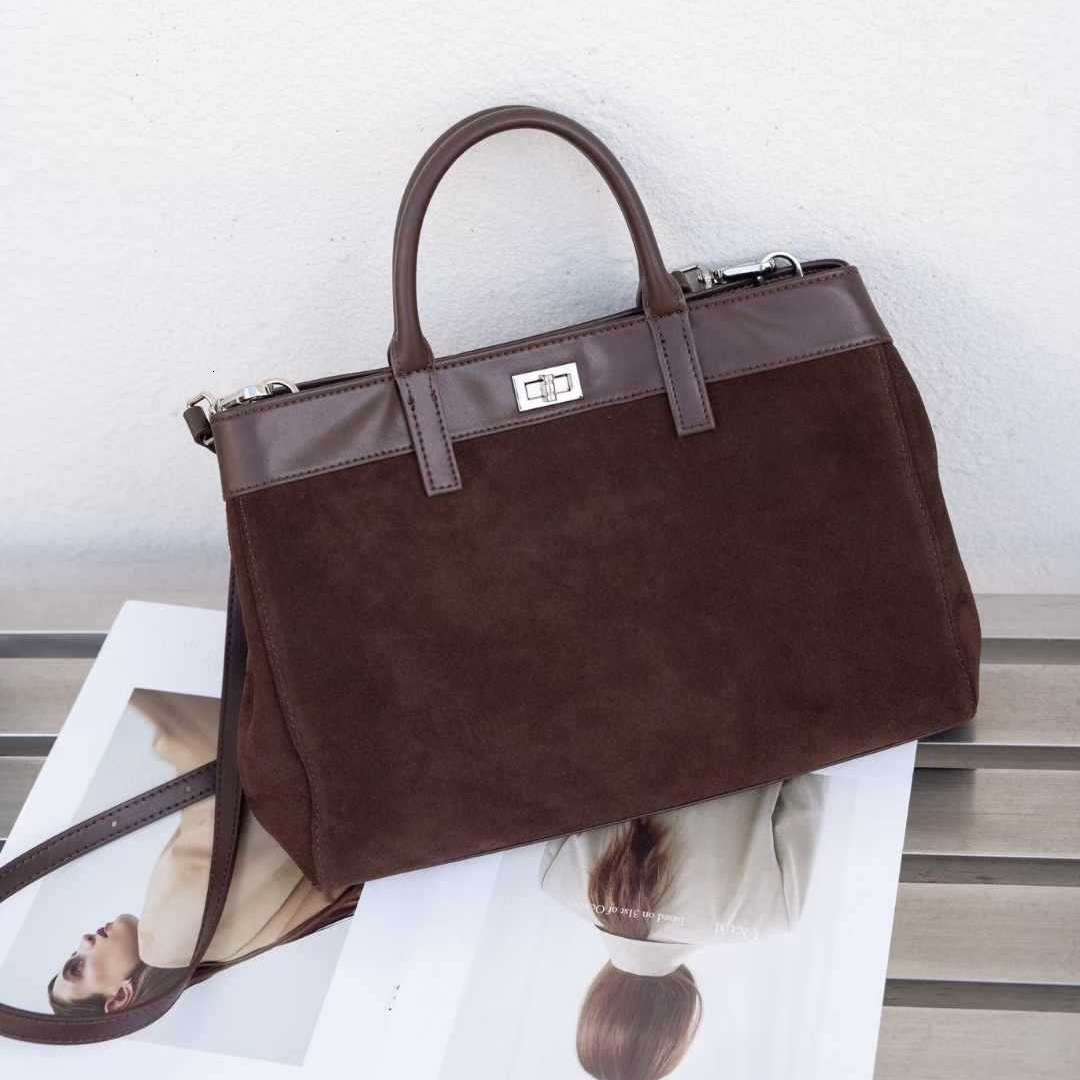Patchwork Genuine Handbag Women Real Cow Leather Tote Fashion Ladies Shoulder Or Crossbody Bag Genuine Leather Zipper Style BagVoyage