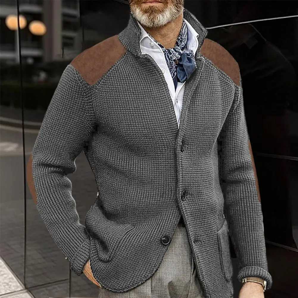 New Arrival Winter and autumn mens cardigan single brooch knitted cardigan thick and long Sve soft and elastic mens sweater jacket Z241111