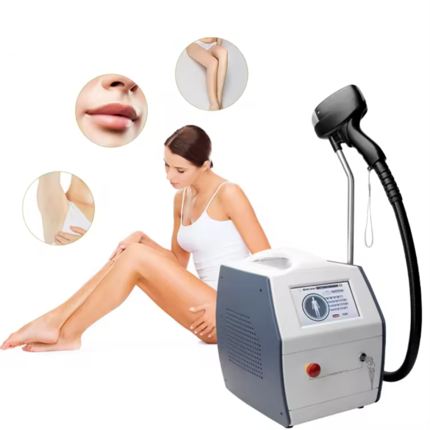 Portable 808 Diode Laser Permanent Hair Removal Laser Depilation Machine