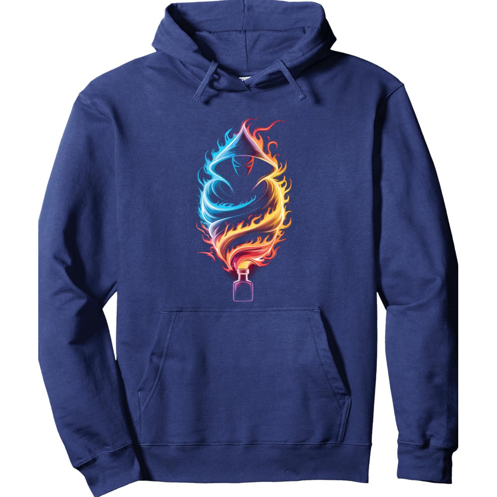 Hoodie for Mens Womens Fire Design Cool Flames Graphic Drawing Art Graphic Tees Pullover Hoodie Graphic Hoodies sweatshirt