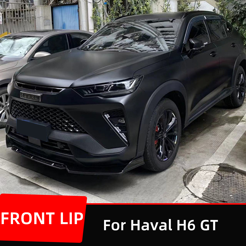 For Haval H6 GT Car Front Bumper Splitter Lip Chin Diffuser Body Kit Protector Guard Accessories Exterior Parts Automobiles